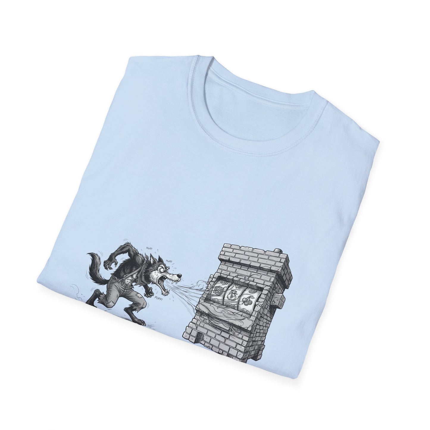 Big Bad Wolf Graphic Tee | Casino Gambling T-Shirt