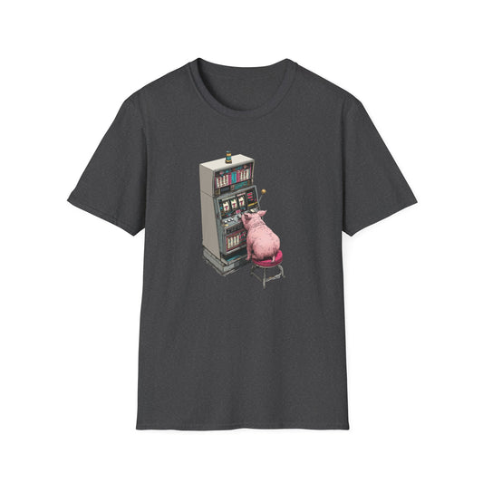 Little Pig at a Slot Machine Tee
