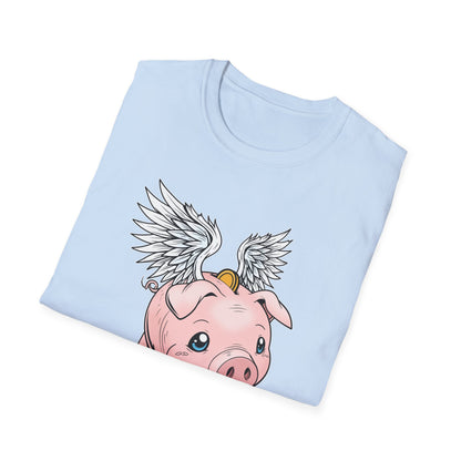 Flying Piggy Bank | Casino Gambling T-Shirt