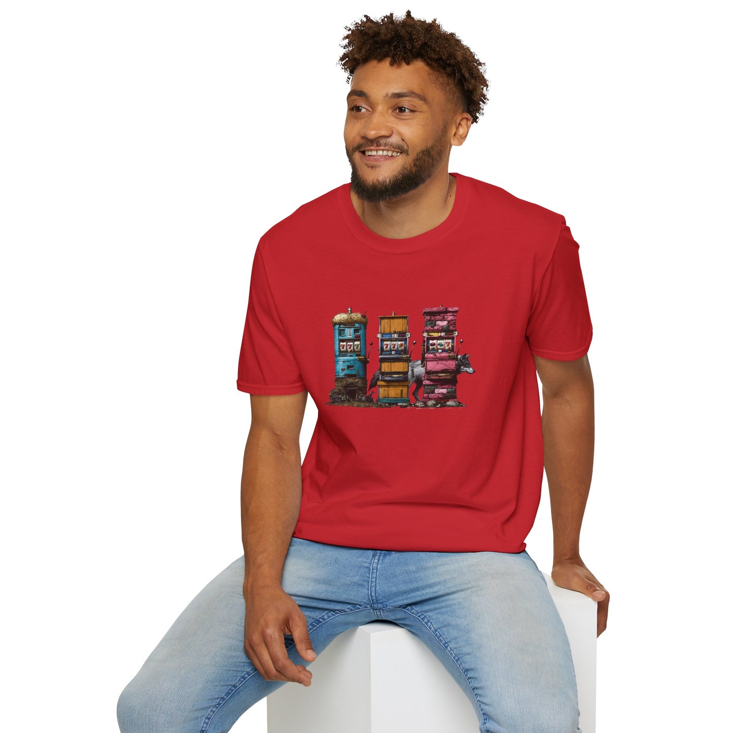 Three Little Slots | Casino Gambling T-Shirt