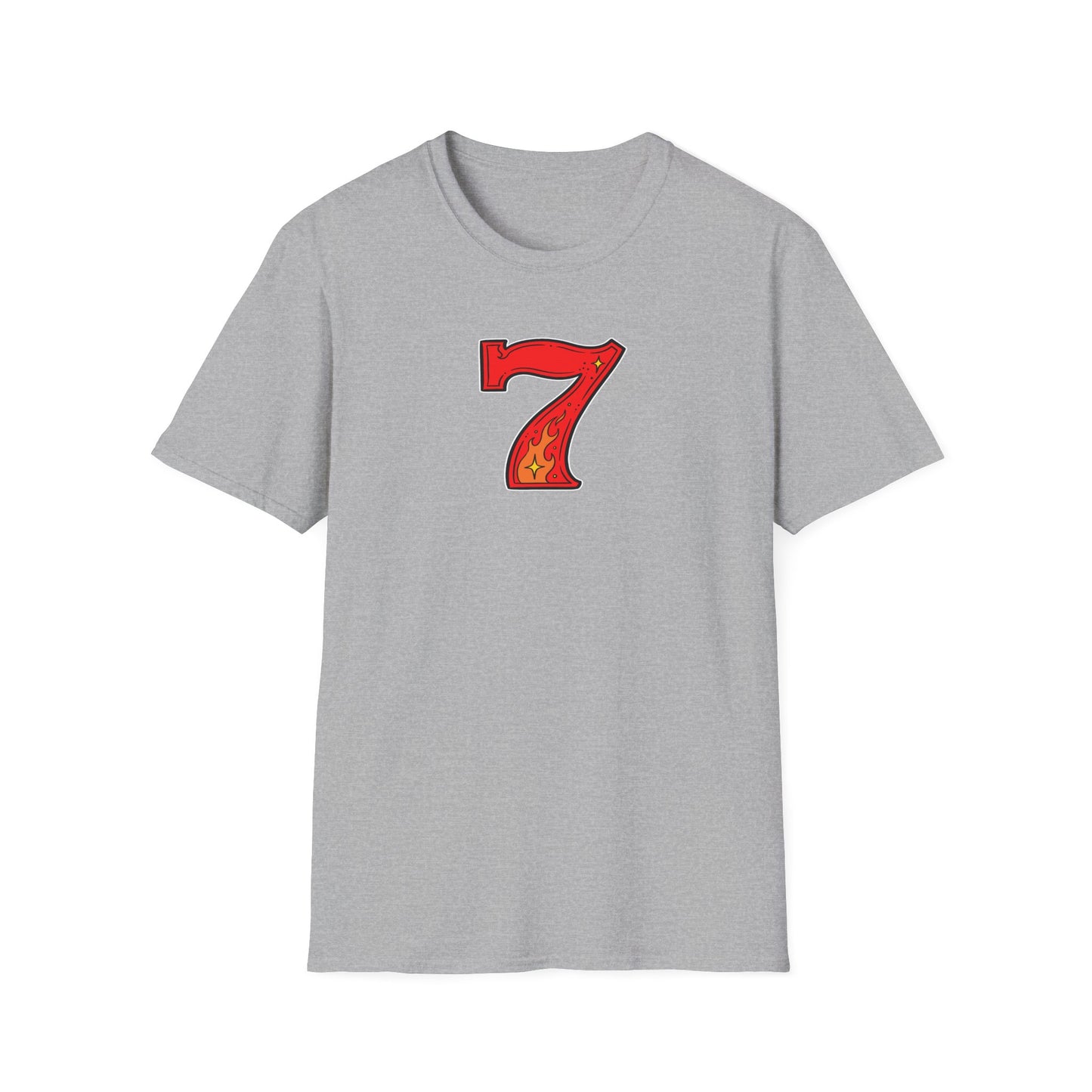 Lucky Number 7 | Casino Gambling T-Shirt