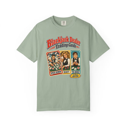 Blackjack Dealer Trading Cards Tee