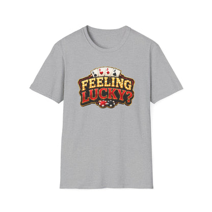 Feeling Lucky at the Tables | Casino Gambling T-Shirt