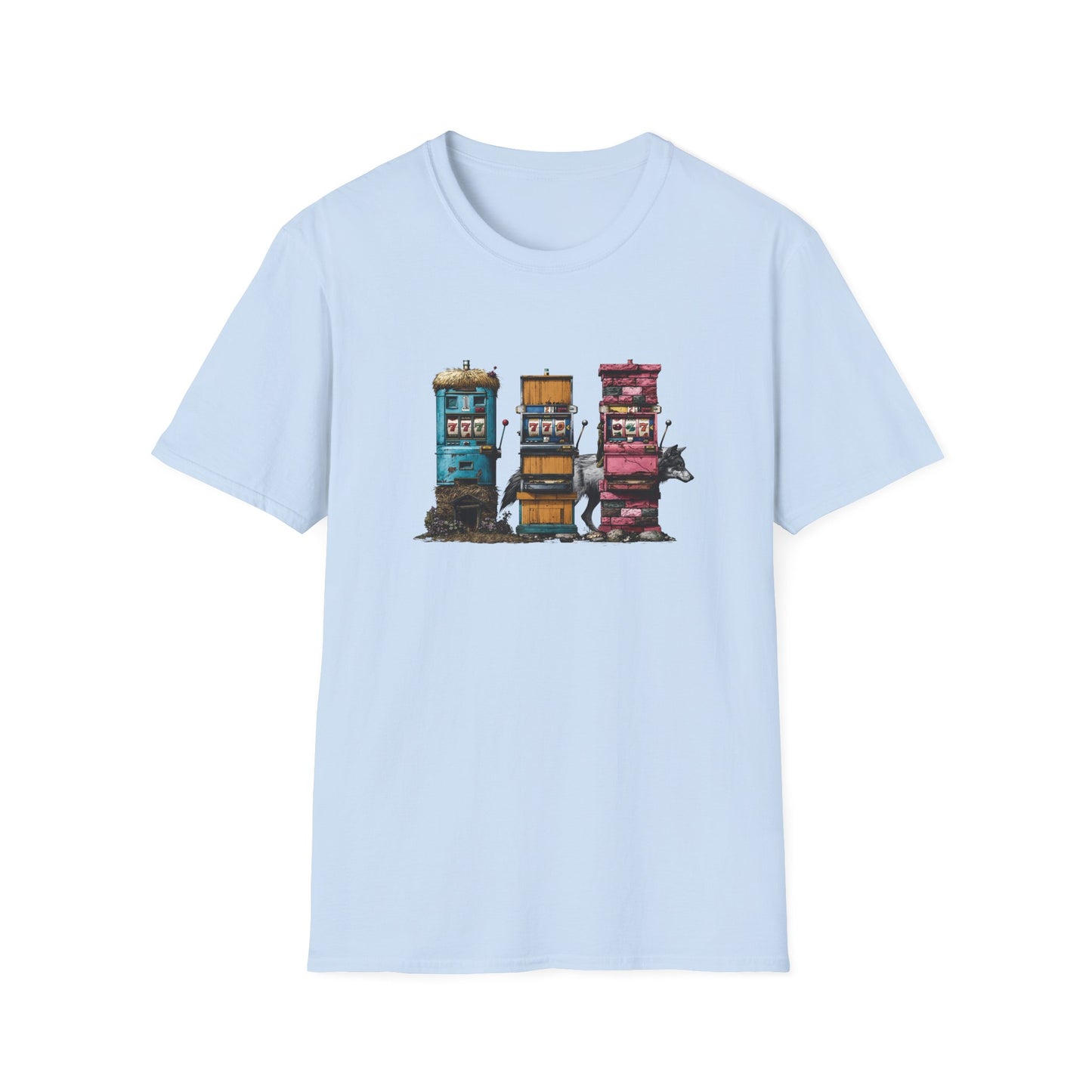 Three Little Slots | Casino Gambling T-Shirt