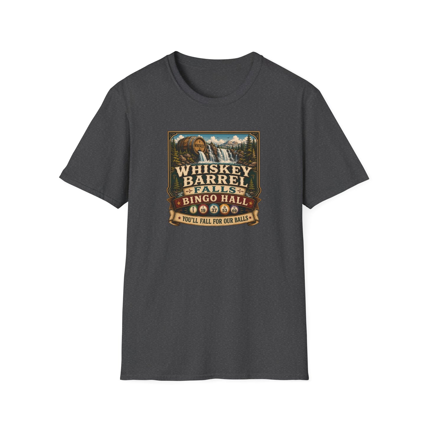 Whiskey Barrel Falls Bingo Hall Vintage Tee