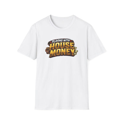 Playing With House Money Graphic Tee | Casino Gambling T-Shirt