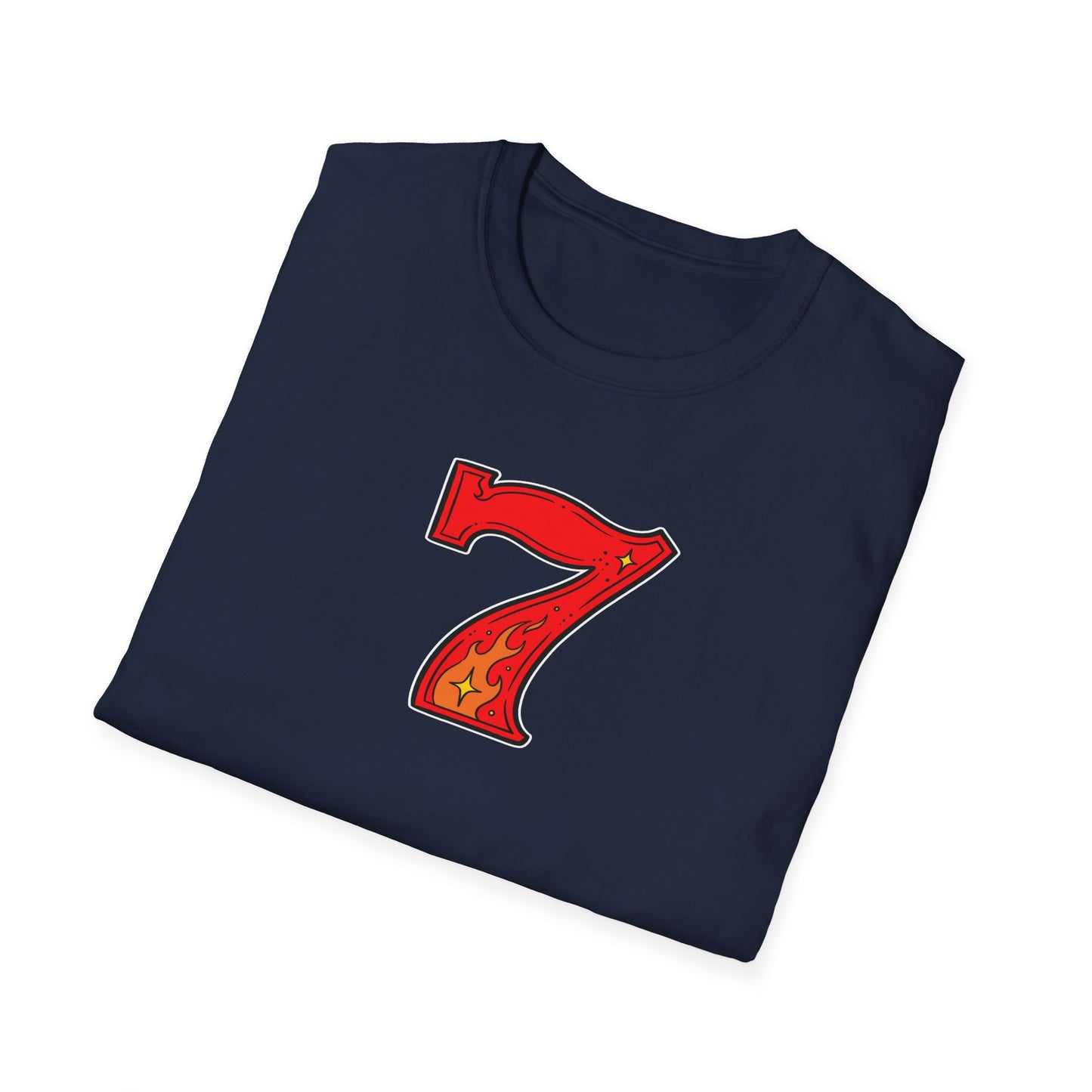 Lucky Number 7 | Casino Gambling T-Shirt