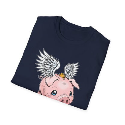 Flying Piggy Bank | Casino Gambling T-Shirt