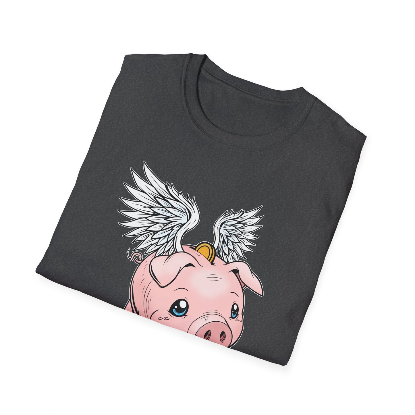 Flying Piggy Bank | Casino Gambling T-Shirt