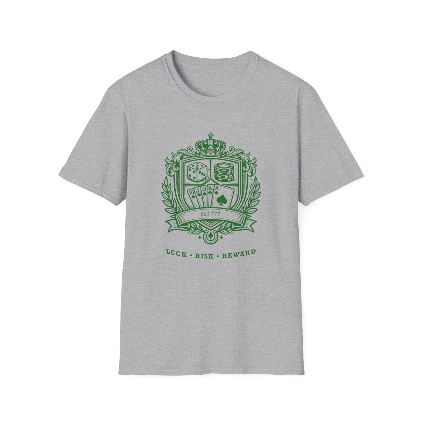Gambler's Crest | Casino Gambling Simple T-Shirt