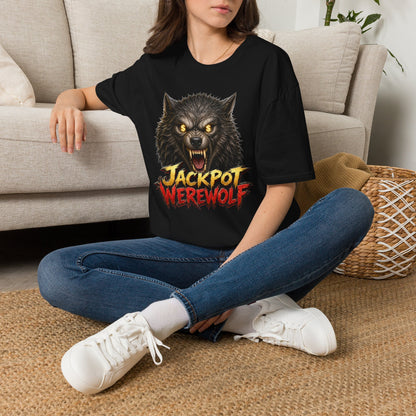 Jackpot Werewolf Graphic Tee | Casino Gambling T-Shirt
