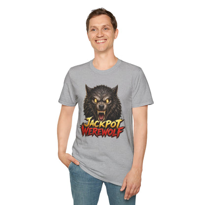 Jackpot Werewolf Graphic Tee | Casino Gambling T-Shirt