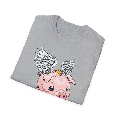 Flying Piggy Bank | Casino Gambling T-Shirt