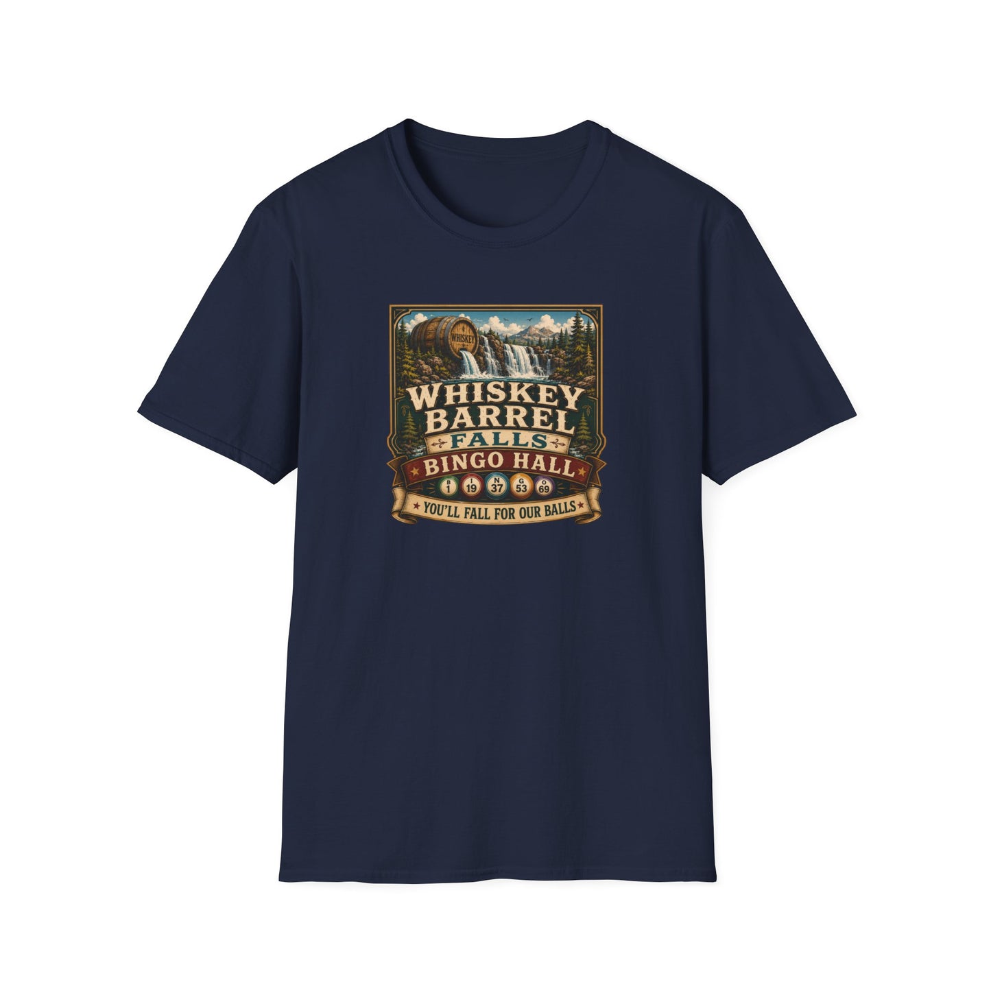 Whiskey Barrel Falls Bingo Hall Vintage Tee