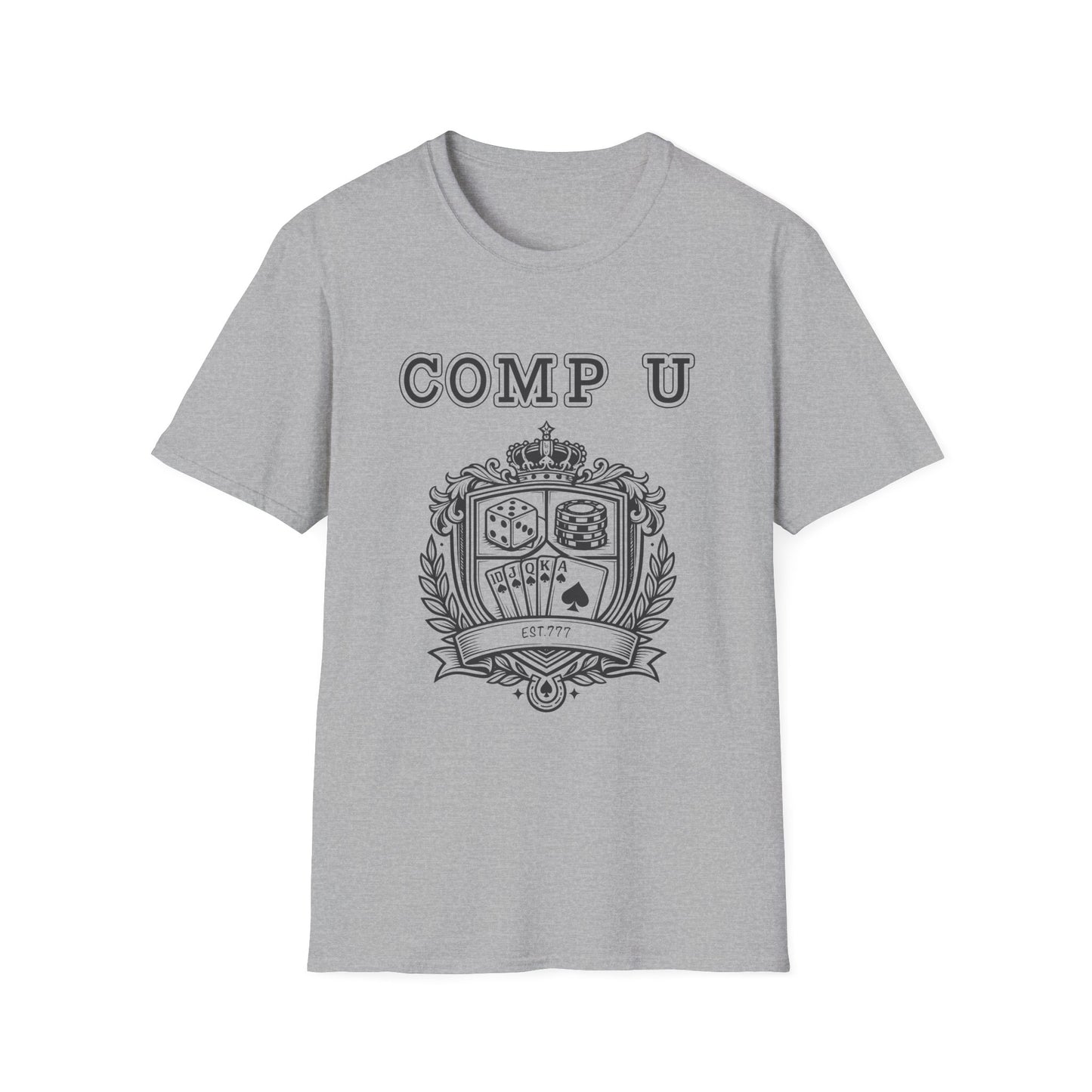School Crest Comp U | Casino Gambling Light T-Shirt