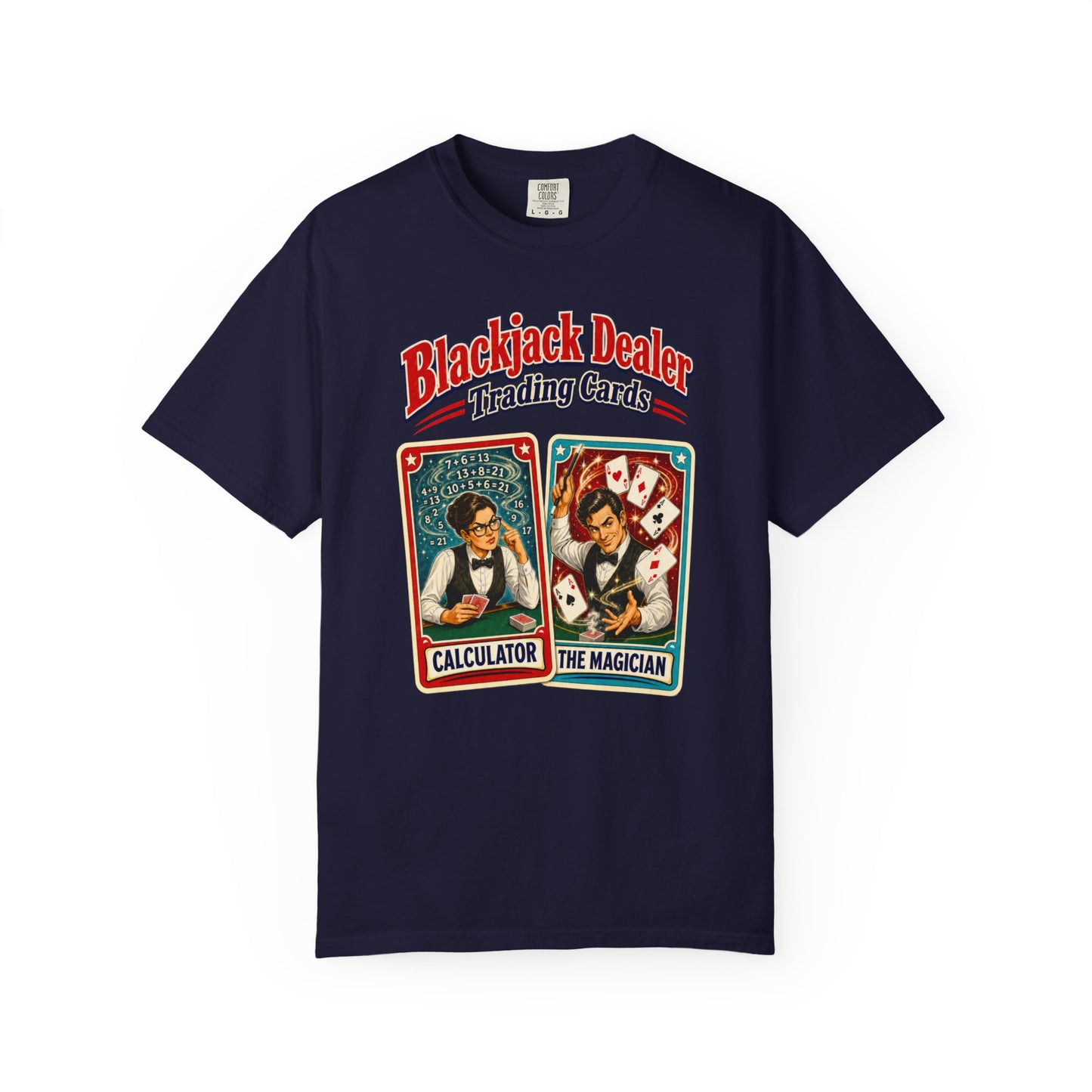 Blackjack Dealer Trading Cards - Calculator & The Magician