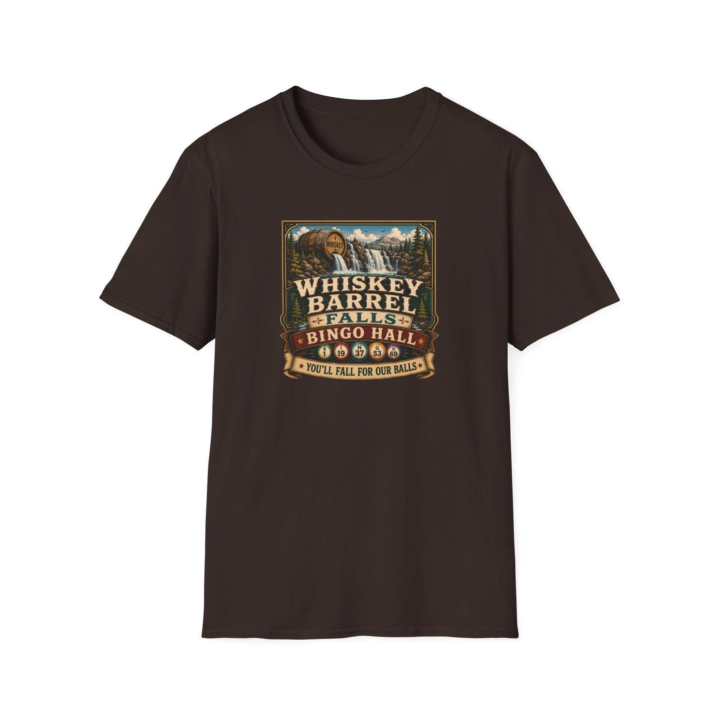Whiskey Barrel Falls Bingo Hall Vintage Tee