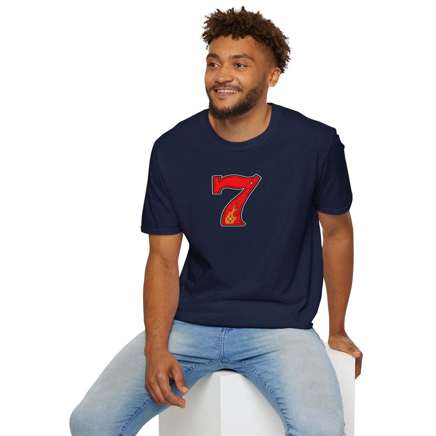 Lucky Number 7 | Casino Gambling T-Shirt