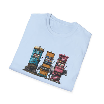 Three Little Slots | Casino Gambling T-Shirt
