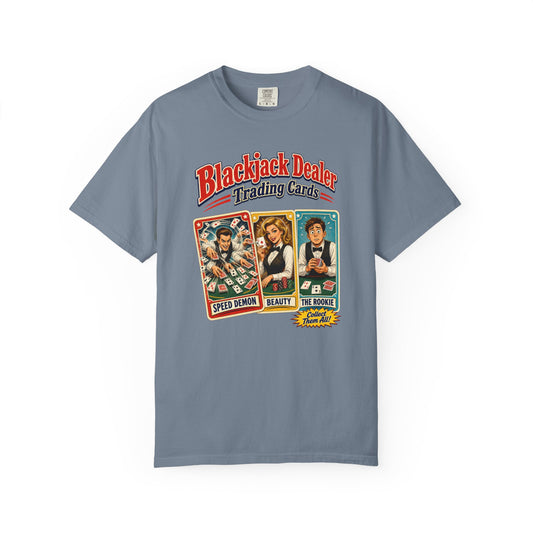 Blackjack Dealer Trading Cards Tee