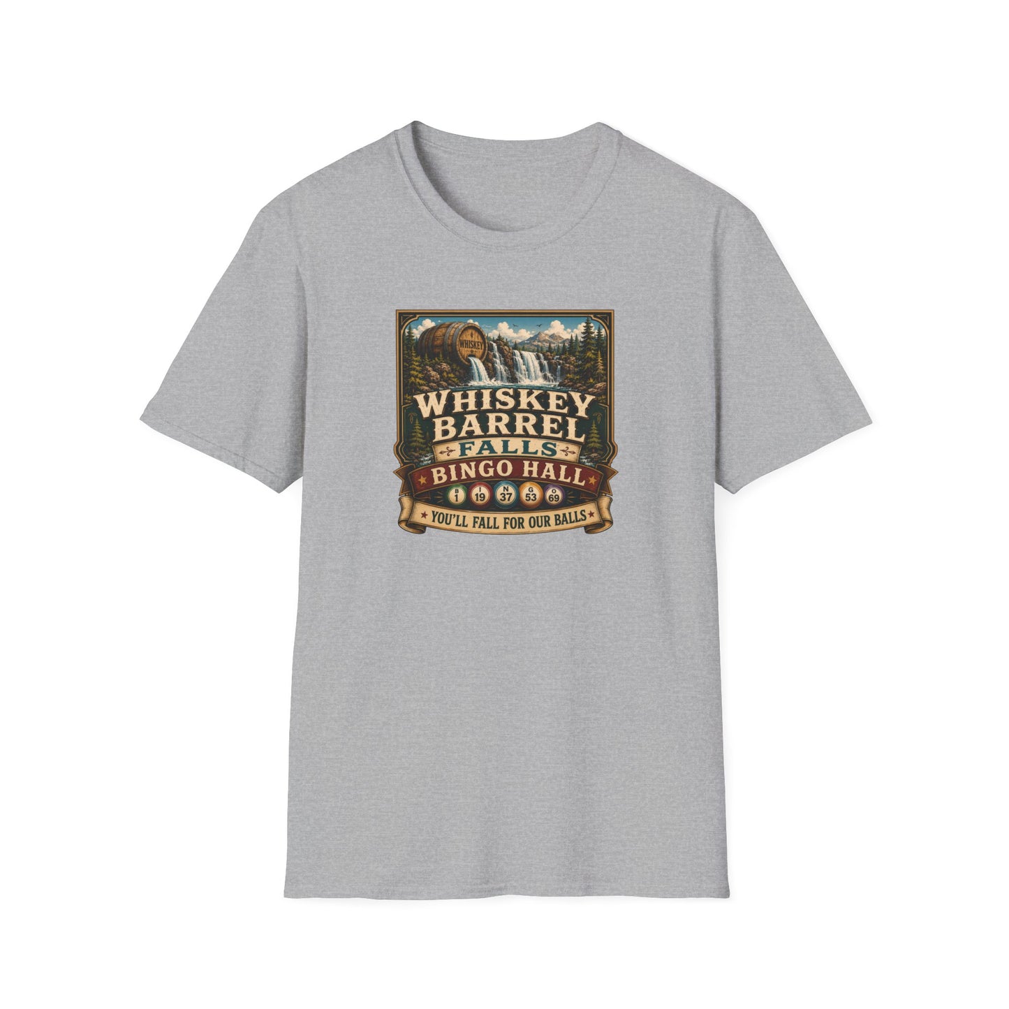 Whiskey Barrel Falls Bingo Hall Vintage Tee