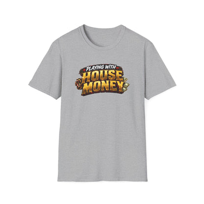 Playing With House Money Graphic Tee | Casino Gambling T-Shirt