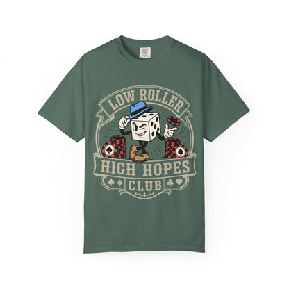 Low Roller High Hopes Club Vintage Style Tee
