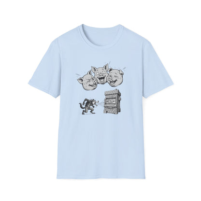 Laughing Pigs Graphic Tee | Casino Gambling T-Shirt
