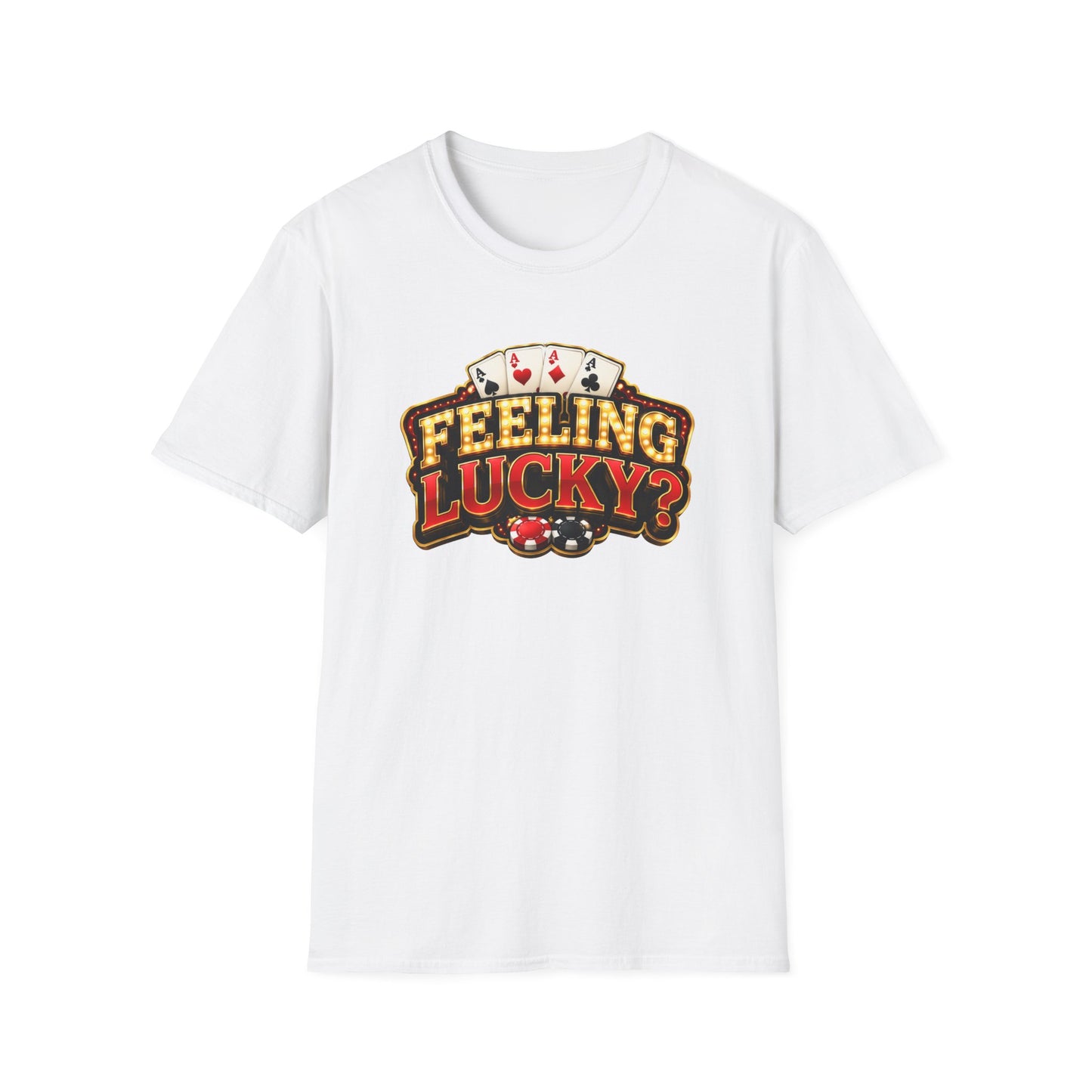Feeling Lucky at the Tables | Casino Gambling T-Shirt