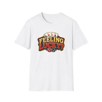 Feeling Lucky at the Tables | Casino Gambling T-Shirt