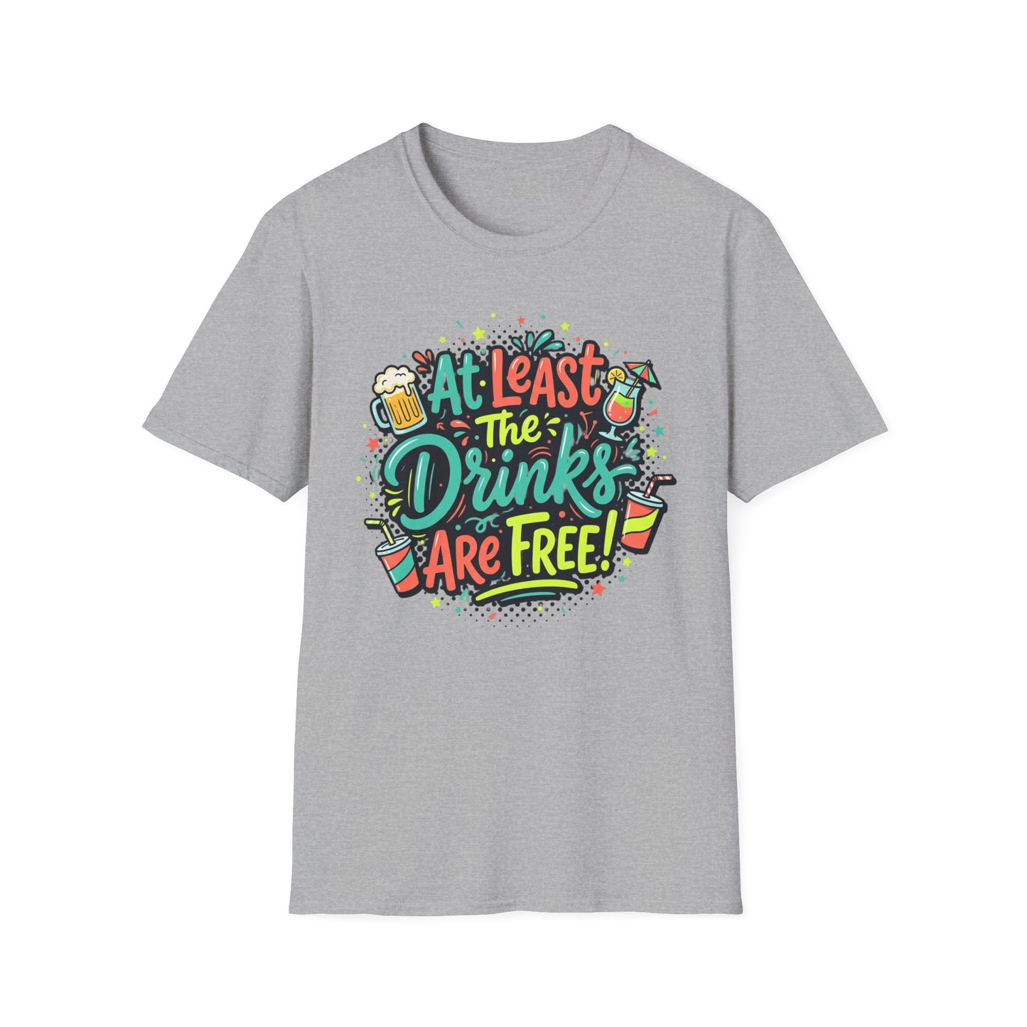 Drinks Are Free! Party Tee