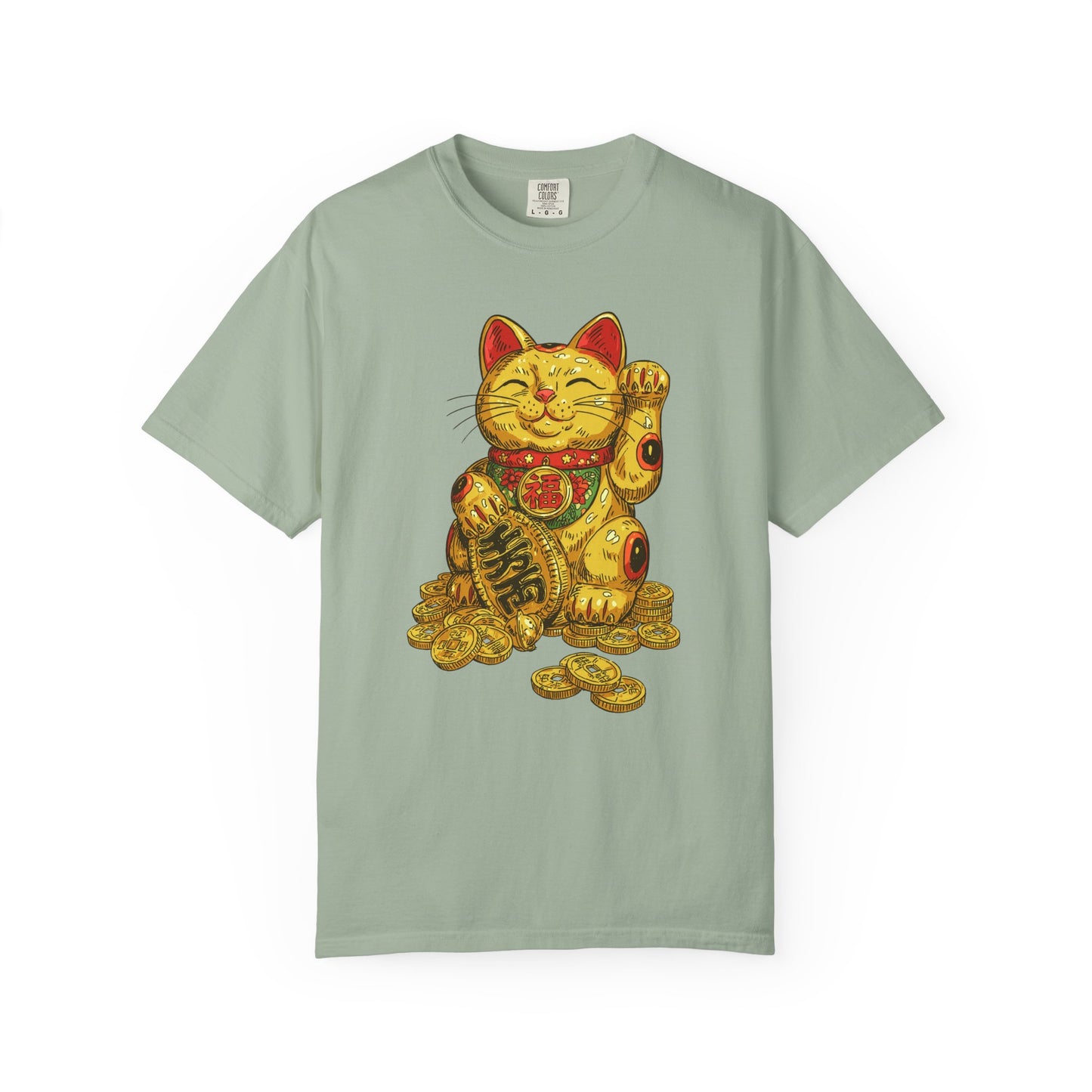 Lucky Maneki Neko Unisex Casino Gambling T-Shirt