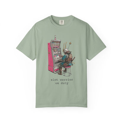 Slot Warrior On Duty Casino Gambling T-Shirt