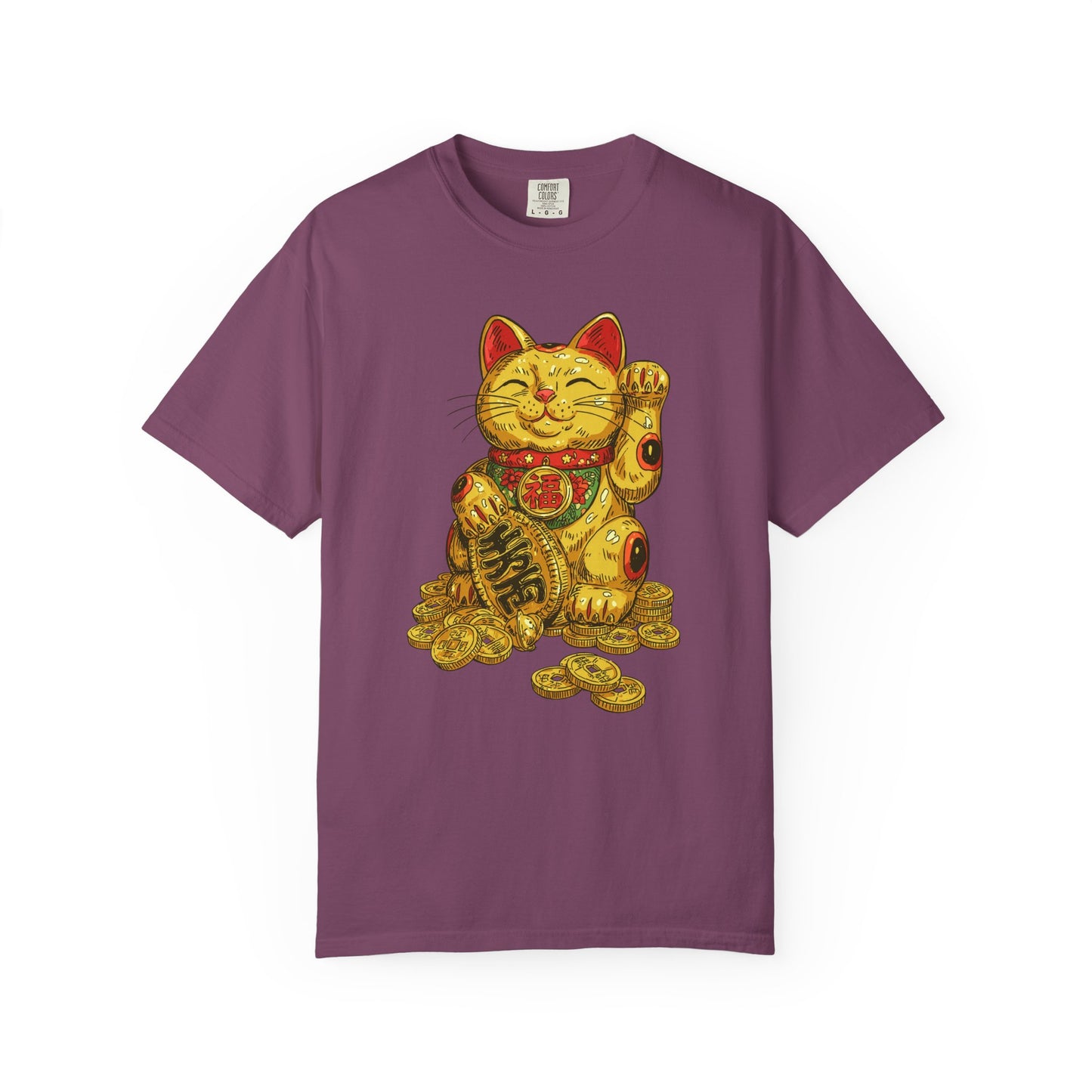 Lucky Maneki Neko Unisex Casino Gambling T-Shirt