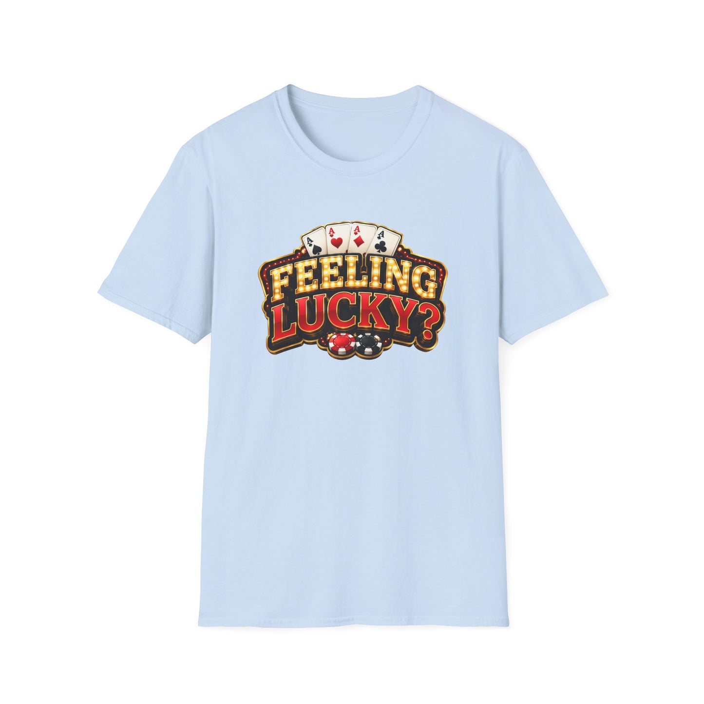 Feeling Lucky at the Tables | Casino Gambling T-Shirt