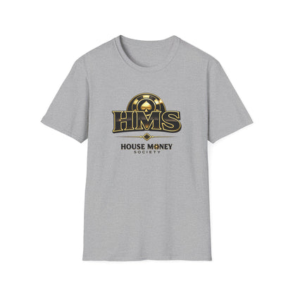 House Money Society Icon Graphic Tee | Casino Gambling T-Shirt