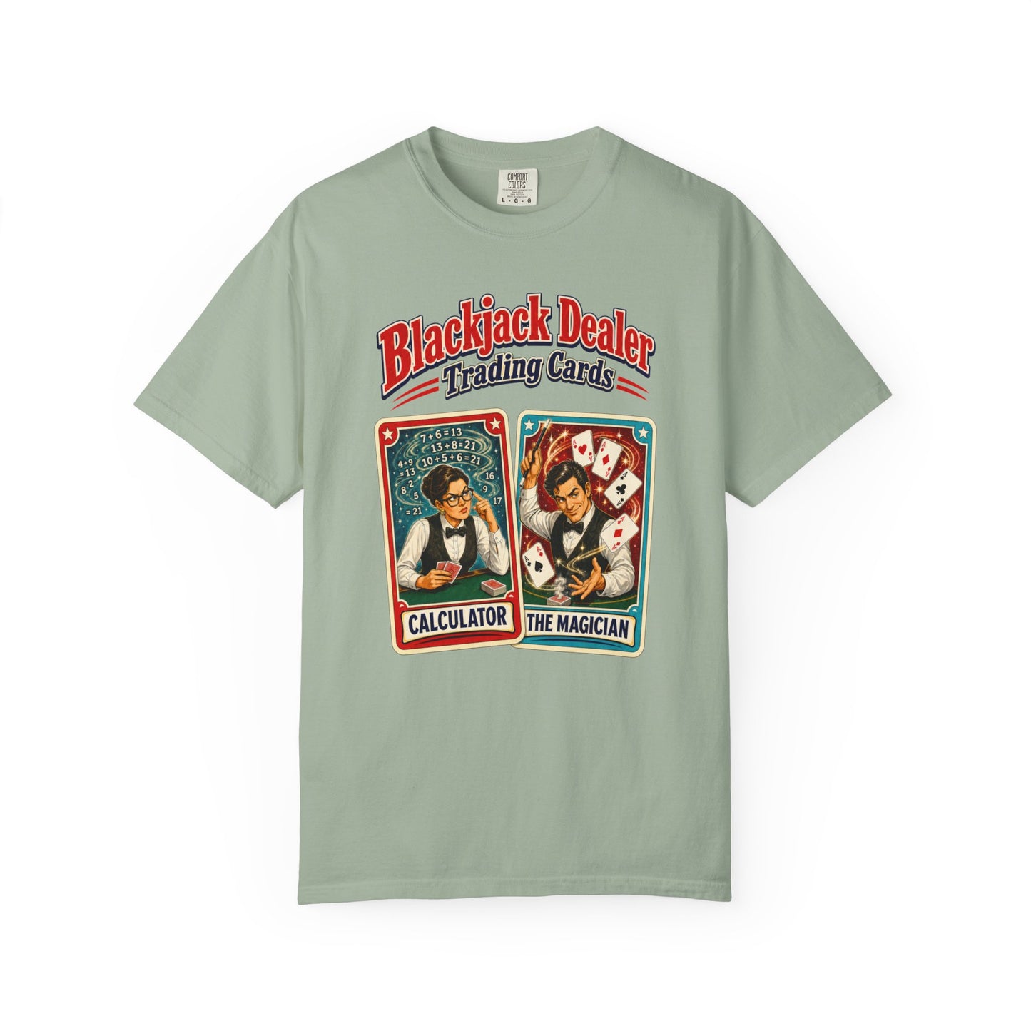 Blackjack Dealer Trading Cards - Calculator & The Magician