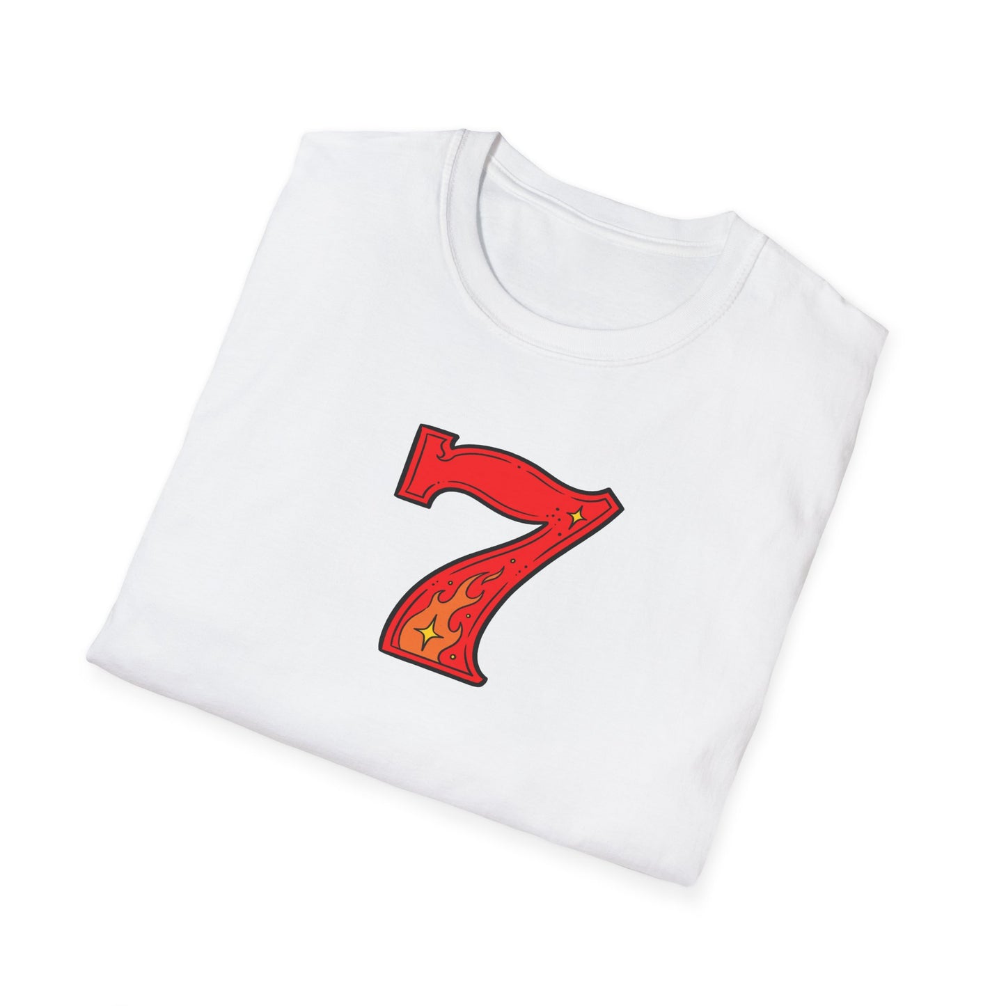 Lucky Number 7 | Casino Gambling T-Shirt