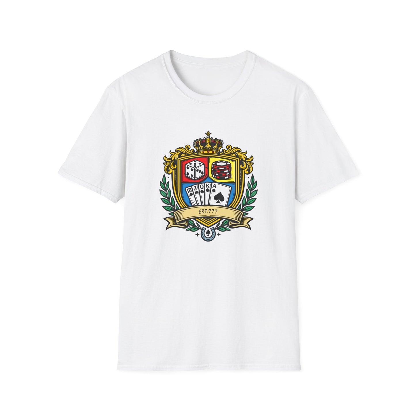 Gambler's Crest | Casino Gambling T-Shirt