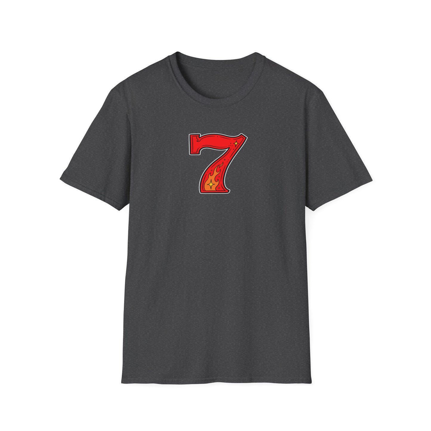 Lucky Number 7 | Casino Gambling T-Shirt
