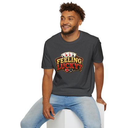 Feeling Lucky at the Tables | Casino Gambling T-Shirt