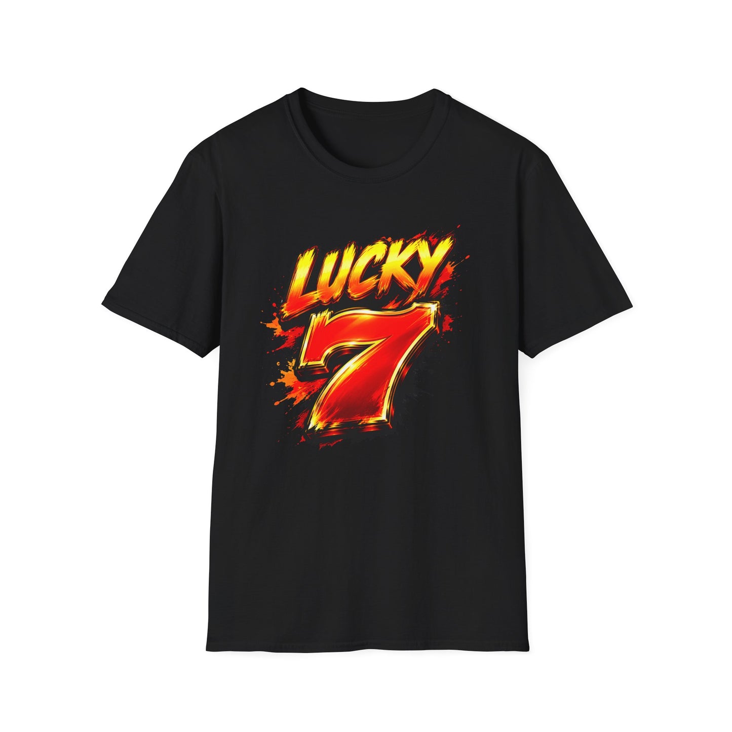 Hot Lucky 7 Graphic Tee | Casino Gambling T-Shirt