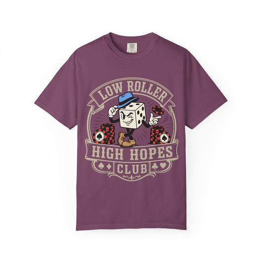 Low Roller High Hopes Club Vintage Style Tee