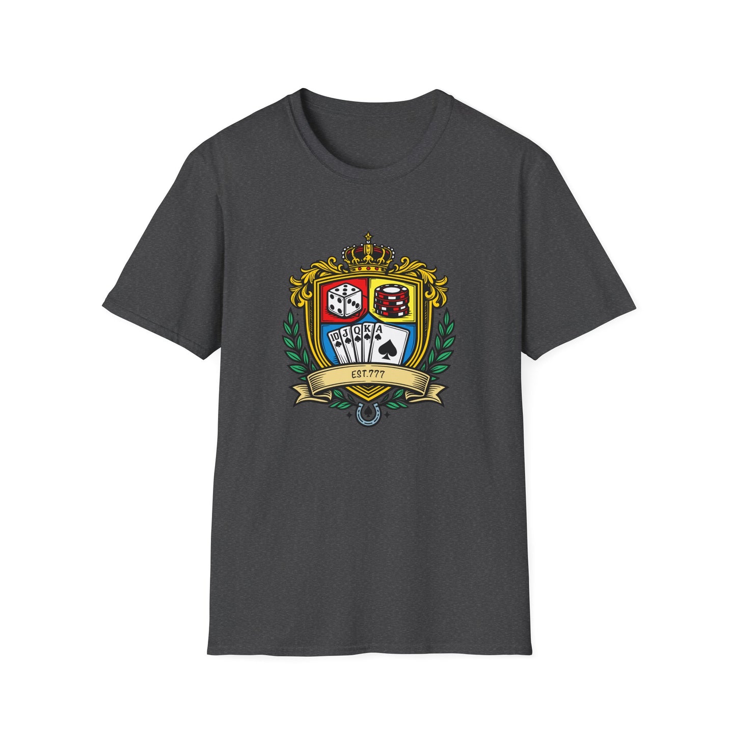 Gambler's Crest | Casino Gambling T-Shirt