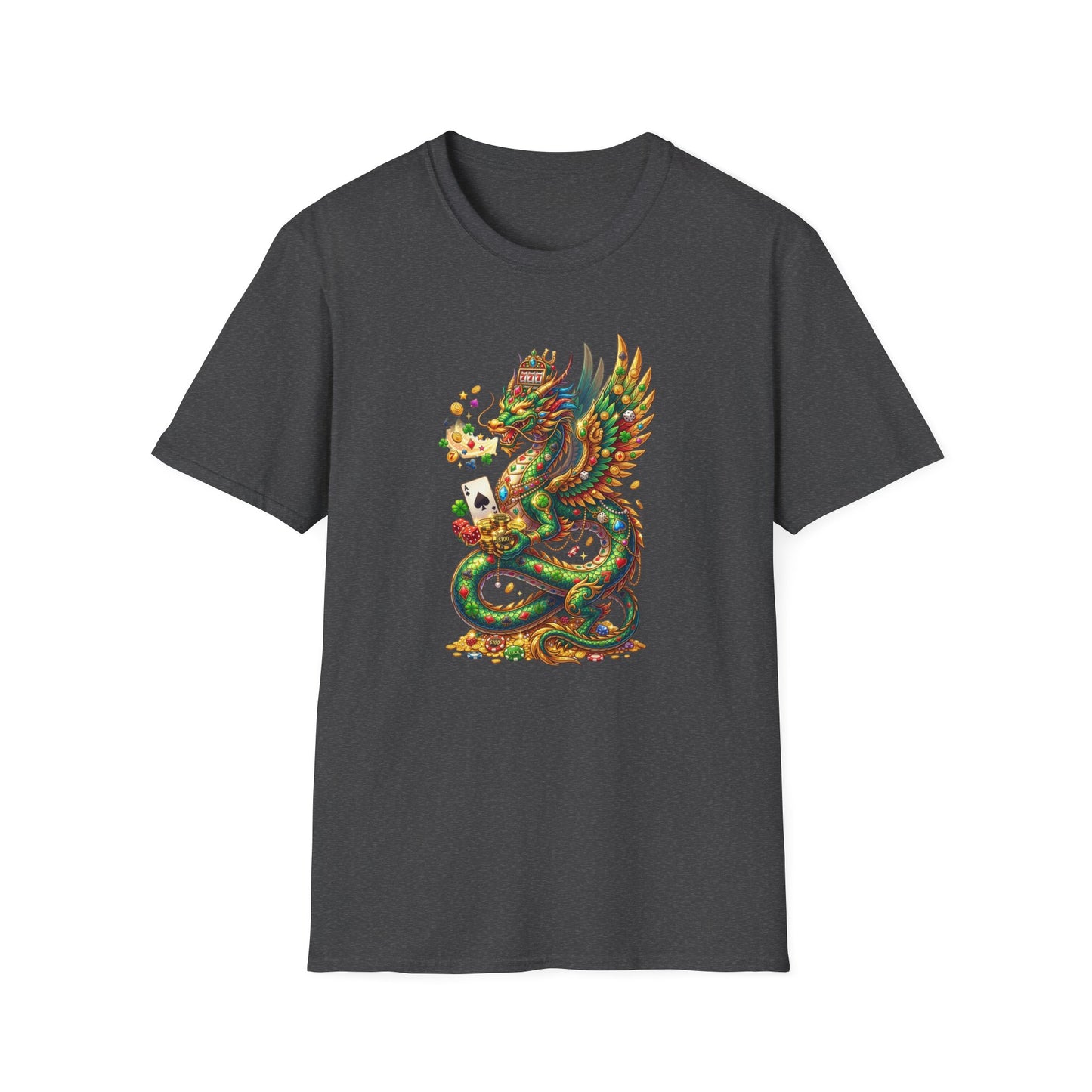 Lucky Dragon Graphic Tee | Casino Gambling T-Shirt