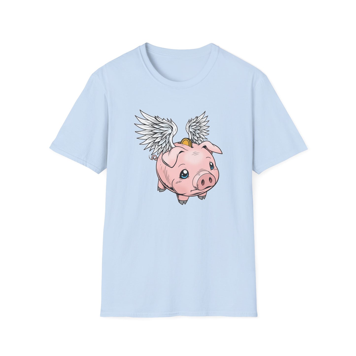 Flying Piggy Bank | Casino Gambling T-Shirt