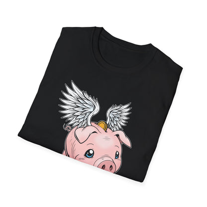 Flying Piggy Bank | Casino Gambling T-Shirt
