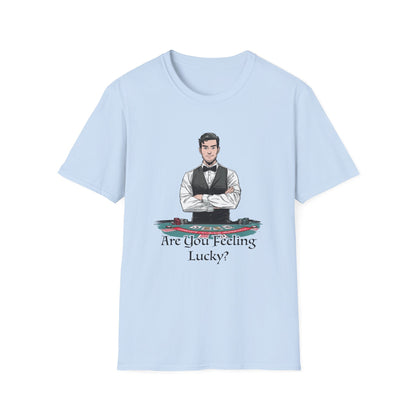 You Feeling Lucky? Dealer Graphic Tee | Casino Gambling T-Shirt