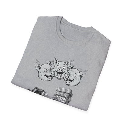 Laughing Pigs Graphic Tee | Casino Gambling T-Shirt