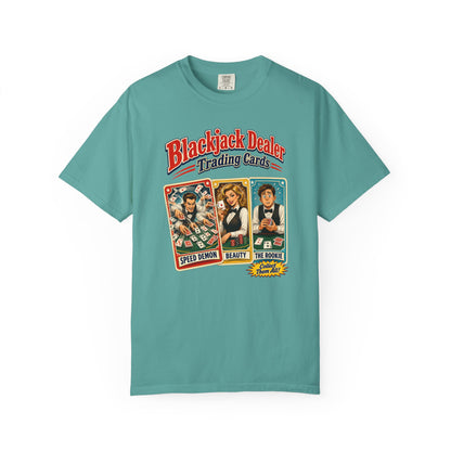 Blackjack Dealer Trading Cards Tee